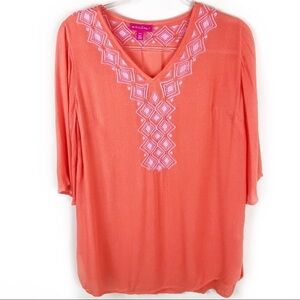 Lilly Pulitzer for Target- Camilla Tunic in orange and pink size: M